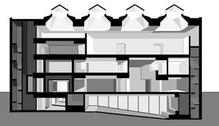 Section Drawing of Portland Museum of Art by Mu-Yun Chang