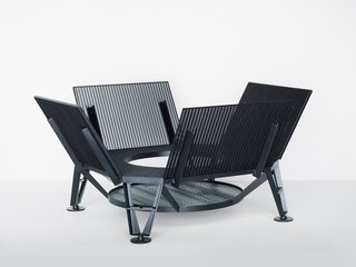 Landen public seating for Vitra Edition, 2007.