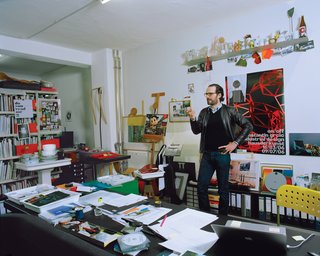 Grcic’s father favored antiques while his mother decorated the house with brightly colored 1960s art and objects. As a result, said Grcic, he was used to contrast. In his own work, he is always honing in on the essential. "It’s totally unconscious," he says, of what we look for and respond to in design. He constantly observes as people interact with their environments. "It’s about how we sit in chairs. But it’s also who is the one sitting in that chair, and how and when."
