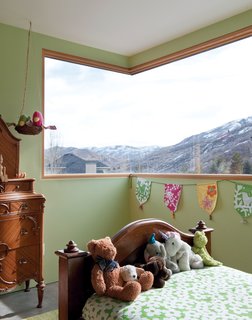 The First LEED for Homes–Rated House in Utah - Photo 7 of 10 - The antique cherry wood furniture in Claire’s room once outfitted Mooney’s childhood bedroom.