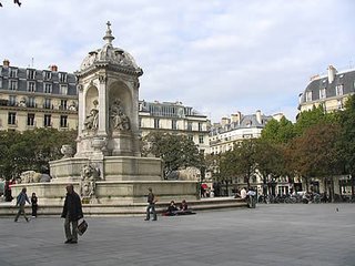 Place Saint Sulpice in Paris.
