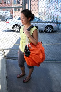 The 2010 California Design Biennial - Photo 2 of 7 - This bag designed by Project H transforms into a hammock.The sale and proceeds of all the Abject Object products, which will be sold through local and online retailers, go back directly to the individual who made the item, and the Downtown Women's Shelter.