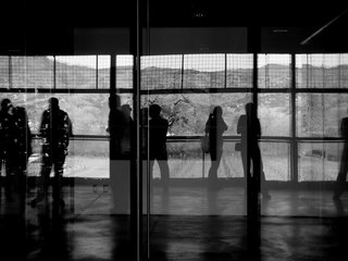 Reflective floor-to-ceiling glass is used for the interior walls, allowing the vineyards to constantly be in view.
