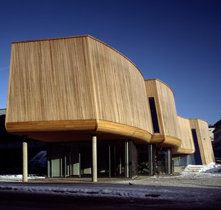 The Lillehammer Art Museum in Lillehammer, Norway. Photo by Jiri Havran, courtesy Snøhetta and SFMoMA.