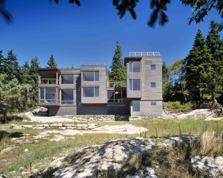Maine Modern - Photo 2 of 14 - Theodore + Theodore Architecture with R.W. Stevens, Inc., LONG ISLAND HOUSE, 2010