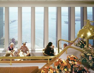 In a deft stroke, he managed to create intimate alcoves and terraces for every table while still giving each a generous view.