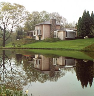 "The concept is similar to a chateau in the Loire Valley," Platner said of his own house in Guilford, Connecticut.