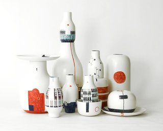 The Youngest Guns Contest - Photo 3 of 52 - Renée Rossouw, a postgraduate masters student at the European Design Labs in Madrid, created this ceramic set in collaboration with Bosa Ceramics as part of her final project.