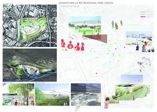 The Youngest Guns Contest - Photo 5 of 52 - Graffiti LA, a design for a downtown park in Los Angeles, by University of Southern California landscape architecture student Can Liu.