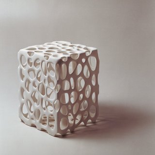 The S1 Solid ottoman by Patrick Jouin. Photo by Patrick Jouin.