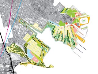 For the 700-acre development site at Candlestick Point and Hunters Point Shipyard in San Francisco, he designed a master plan that seeks to re-create some of the city's lost habitat types, while at the same time improving environmental health, spurring economic development, and creating new open space and habitat.