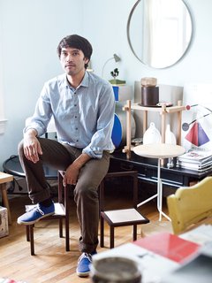 Takagi's Washington DC studio "is basically just part of my house." Amidst the various stages of 3D models and prototypes, "I'd say I don't make that much of a mess."