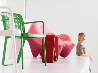 Zoe Ryan on Hyperlinks at AIC - Photo 1 of 4 - Curator Zoe Ryan, posing for our December/January 2011 Young Guns feature.