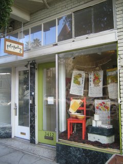 The shop is nestled between an Irish pub and a hair salon on 22nd St. in San Francisco.
