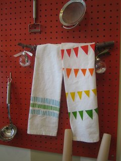 Two more towels from Katherine J. Lee.