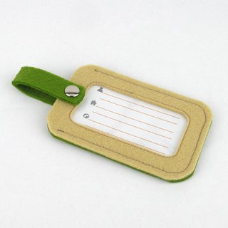 The Bagaglio luggage tag by Zaum.