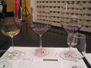 The stars of the show: (from left) Montrachet, Grand Cru Burgundy, Grand Cru Bordeaux.
