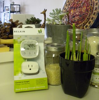 The Conserve Insight from Belkin rings in at $29.99, with other energy-saving products priced in the same range. The Conserve socket costs $9.99 and the Conserve Smart AV (an auto-off surge protector) costs $29.99. For a full list of electricity-saving product offerings, visit belkin.com/conserve.
