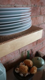 A Crash Course on Cork: The Eco-Friendly Material That's Popping Up Everywhere - Photo 4 of 8 - Cork works well as a shelf liner or cushion in high-impact areas.