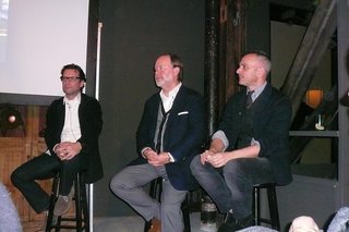 From left, Cass Calder Smith, Stephen Brady, and Charles d'Isle.