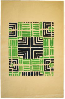 Variation on Design 1355, designed by Sonia Delaunay, France, 1934. Gouache on paper. Private collection. © L & M SERVICES B.V. The Hague 20100623. Photo: © private collection.