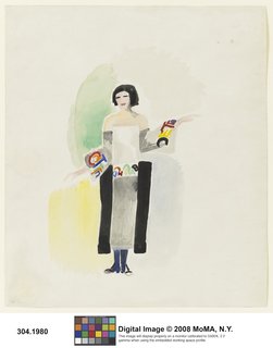 Robe poème no. 1328, designed by Sonia Delaunay, France, 1923. Watercolor, gouache, and pencil on paper. Museum of Modern Art, New York. © L & M SERVICES B.V. The Hague 20100623. Photo: © The Museum of Modern Art/ Licensed by SCALA/ Art Resource, NY.