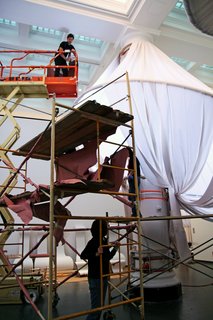 Brooklyn Museum's reOrder - Photo 2 of 12 - "We submitted something that basically proposed to take the classical profile of these columns that exist here," says Lukyanov, "And start to play with it and start to deform that profile."
