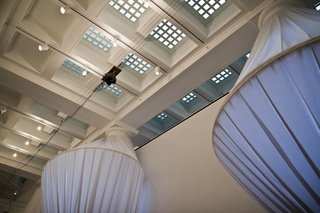 Brooklyn Museum's reOrder - Photo 4 of 12 - The exhibit will include two video pieces showing time-lapse videos of the nearly four-week construction process. "The way things are made and craftsmanship is an important part of our practice," Rozen explains. Using a ceiling-mounted tracking system, a single camera moved at a pace of about three feet every working hour to capture the build.