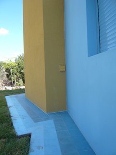 The home’s palette is derived from two opposite color fields. The blocks are made of a rough color, that’s block- and sand-like. The floor rippling around gives a cool feeling like water.<br><br>Photo courtesy <br><br>Z-A Studio.