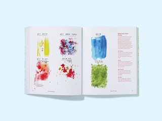 A crash course in watercolor technique in Print Workshop.