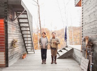 A Platform for Living - Photo 7 of 28 - Setsumasa and Mami Kobayashi are ready for adventure.