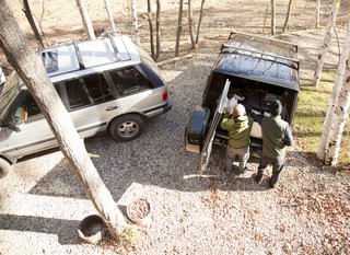 A Platform for Living - Photo 17 of 28 - When the Kobayashis arrive, first step is unloading their truck.