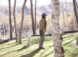 A Platform for Living - Photo 27 of 28 - Hideaki and Goo the dog scout the scene.