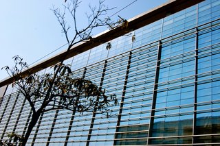 Touring India - Photo 16 of 27 - IBM's building in Pune is has a striking glass facade. New glass buildings, hotels and offices, are being built all over.