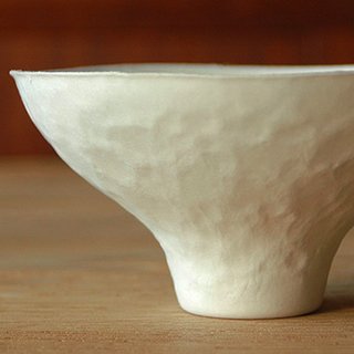 The Next-Generation Paper Plate - Photo 3 of 5 - A close-up of the bowl shows its organic, appealingly imperfect shape and tactile quality.
