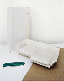 Swedish Designer Focus: Monica Förster - Photo 3 of 9 - Although Förster favors paper, she occasionally makes models out of fabric, including this foot-long, 2.9-inch-tall Grand sofa. "I wanted it to have an improvised feeling, very casual and sexy looking," she says.