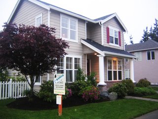 Building the Maxon House: Week 7 - Photo 4 of 4 - Our suburban house, up for sale.
