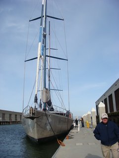Dwell was invited aboard Mike Horn's boat, the Pangaea, for a quick sail around San Francisco Bay.