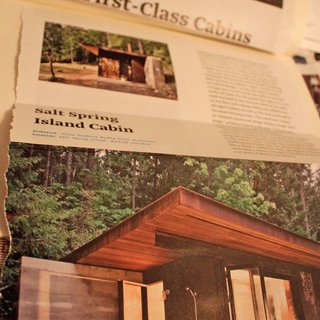 When we started the search for an architect, we began keeping notebooks of tearsheets of different architects' work. Now that we had hired Olson Kundig Architects, we focused future notebooks on Kundig’s work, making notations on particular details and features we thought would be a good fit for our home.