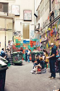 Exploring Melbourne, Australia - Photo 1 of 25 - The tight, trendy, and often gritty laneways like Croft Alley attract enough of a crowd that their seedy origins never really cause much of a problem. A bar at the end of Croft Alley, the Croft Institute, is a humming watering hole and an exemplar of the city’s laneway culture.