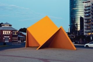 Exploring Melbourne, Australia - Photo 5 of 25 - Vault is perhaps Melbourne’s most reviled piece of public art. Rechristened the "Yellow Peril" when it debuted downtown in 1980, Ron Robertson-Swann’s work has moved twice since then. Now it resides outside the Australian Centre for Contemporary Art.