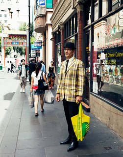 Exploring Melbourne, Australia - Photo 17 of 25 - Our photographer Joao Canziani always has a knack for spotting colorful locals. Here's a portrait he took on the street of a man called Bruce Rook in Chinatown. Melbourne prides itself on a more eclectic, forward-looking sense of style than its beachy cousin Sydney.