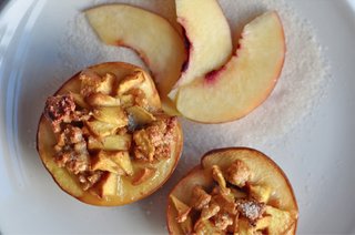 One of Valentina Bertazzoni's favorite summer treats: Pesche Ripiene.