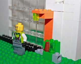 As part of the process in hiring the architects the entire family was able to visit a range of projects by Tom Kundig. One of our favorites was The Brain. Here, a Lego model representing the entrance to the Brain Studio. No detail is overlooked from the entry canopy to the lighting. One of the best ways to get the kids involved was to let them make their own house creations and try to mimic some of Kundig's projects on their own (and with the help of their dad!).