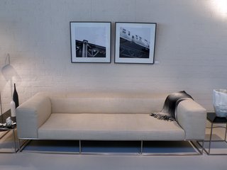 The Ile Club sofa is purposefully low-slung, and both comfortable and smart.