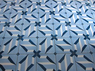 Perhaps the hotel's most distinctive features are the 30 custom tile patterns, which Ponti designed; they were executed by a local producer, Ceramica D'Agostino, in nearby Salerno. Our room featured the first pattern he conceptualized, which was purportedly his favorite.