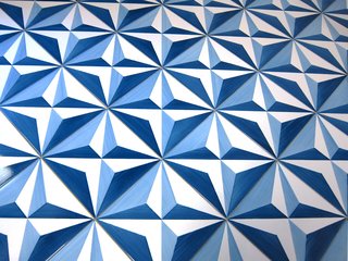The impression of a 3D relief was overwhelming with this pattern.