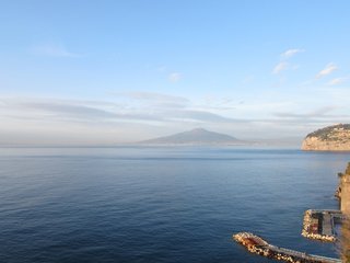 Our view across the Bay of Naples to Vesuvius has been enjoyed since Roman times. Incredible!
