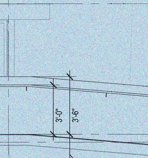 Building the Maxon House: Week 16 - Photo 1 of 10 - Design detail of the entrance ramp to Maxon House. Crafted of steel with a folded plate handle, the ramp literally raises you up to the trees into the main residence.