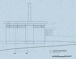 Building the Maxon House: Week 16 - Photo 9 of 10 - An exterior elevation of the proposed residence during the schematic phase of the project.